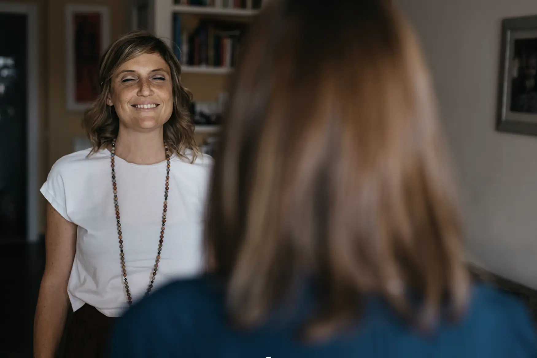 coach ontologica in sessione individuale con madre per gestire la rabbia e smettere di urlare ai figli.